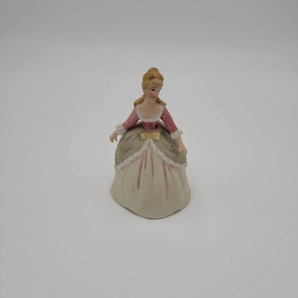 Vintage Lefton's Home Decor Lady Figurine Bell One Size‎ Multicolor Ceramic - Picture 4 of 5
